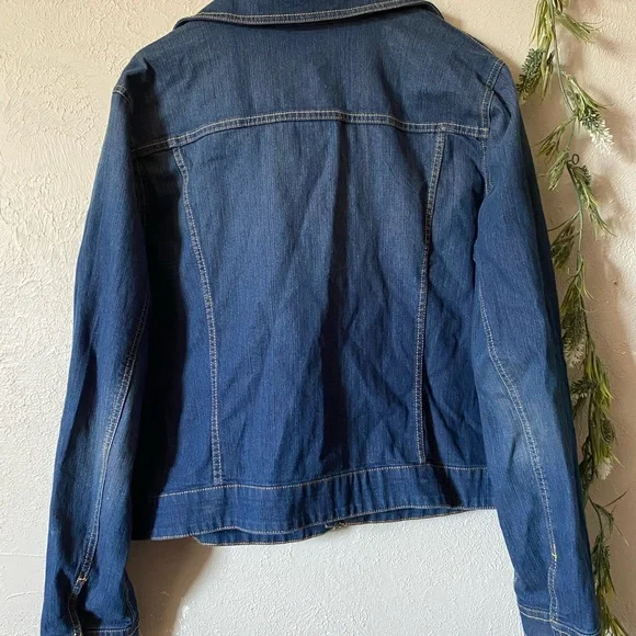 Faded Glory Dark Blue Jean Jacket - Picture 2 of 6
